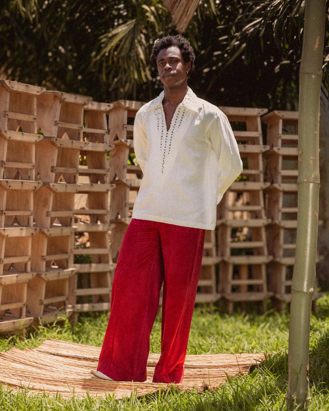 Ajabeng sculptural dress